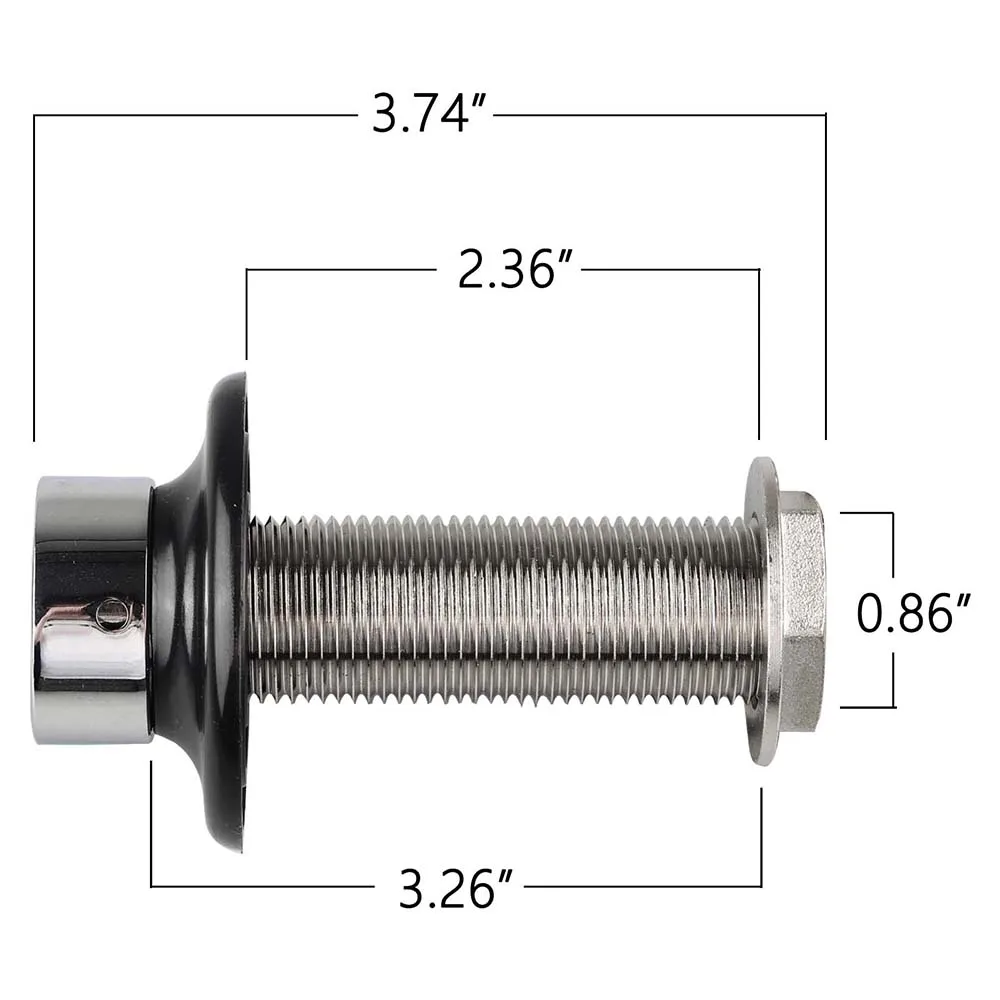 Хвостовик пива mut4 3-1/7 дюйма хвостовик из нержавеющей стали с резьбой для детской