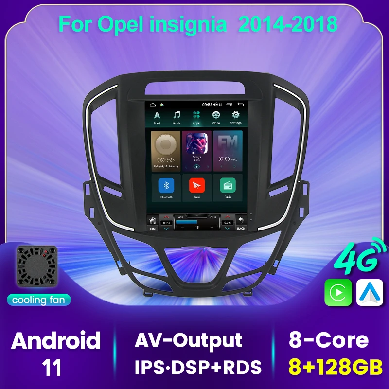 MEKEDE 7862C IPS 8G + 128G 4G LTE Android 10 автомобильный Dvd-плеер для OPEL INSIGNIA 2014-2018 аудио Тесла