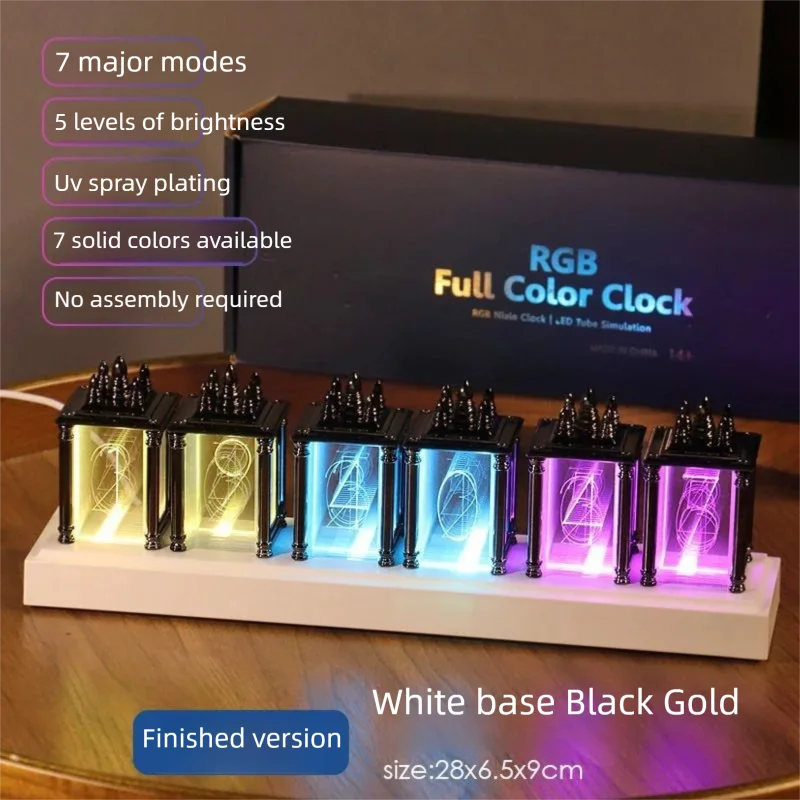 

Настольные часы Nixie RGB