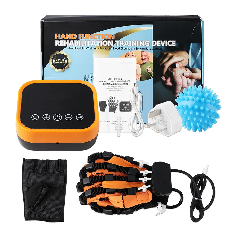

Smart Hand Training Hemiplegia Finger Rehabilitation Trainer Therapy Exercise Robot Gloves Braces & Supports Bone Care Equipment