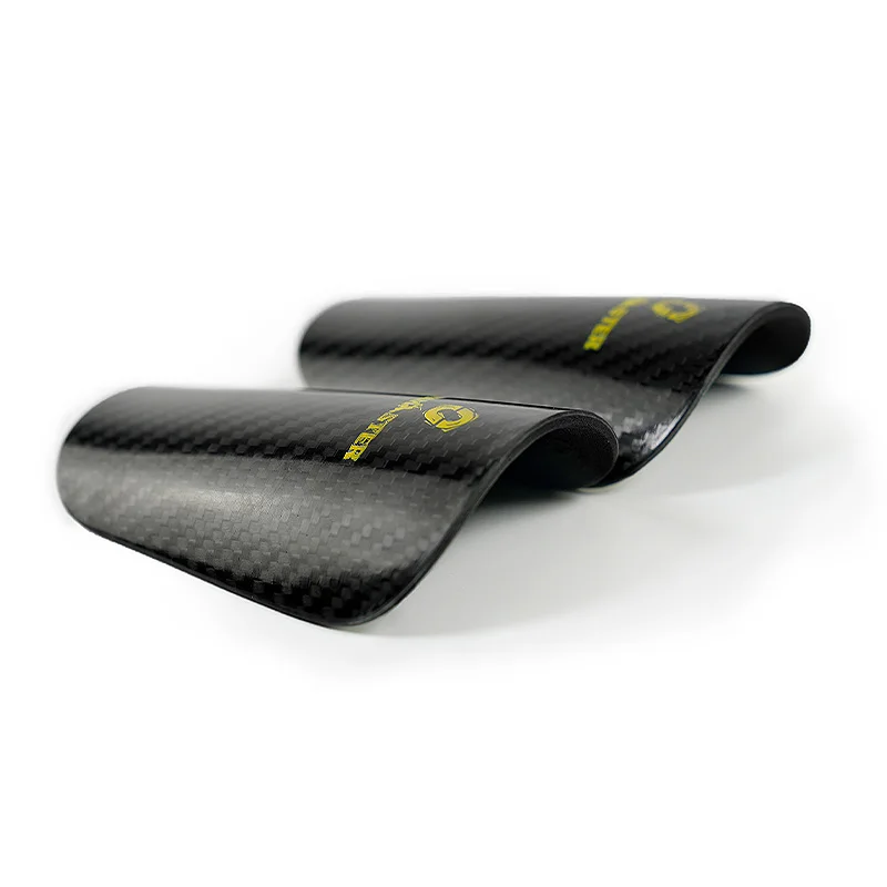 Oupower-Carbon Fibre Soccer Щитки для голени Сверхлегкие Дышащие Профессиональные