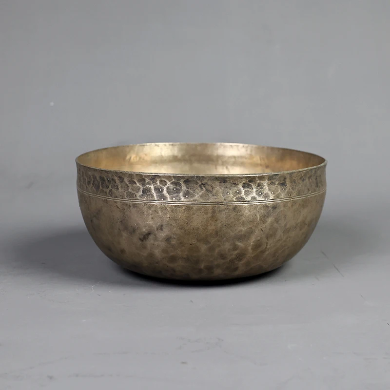 Большая тибетская Поющая чаша ручной работы для медитации массажа йоги из Непала