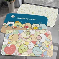 sumikko gurashi door mat anti slip absorb water long strip cushion bedroon mat bedside mats