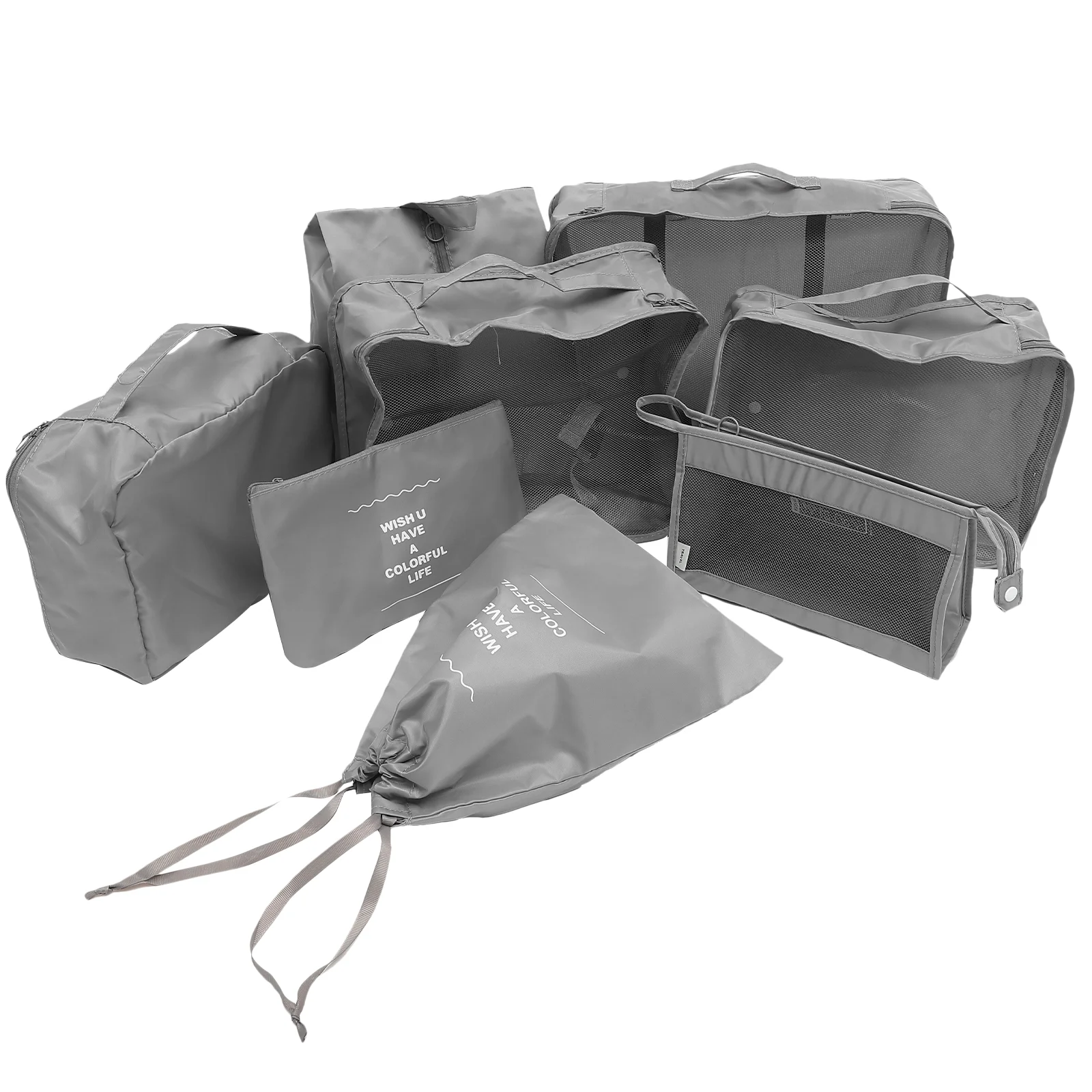 

Travel Bags Luggage Storage Shoe Packing Cubes Suitcase Organiser Water Proof Accessories Polyester Toiletries Laundry