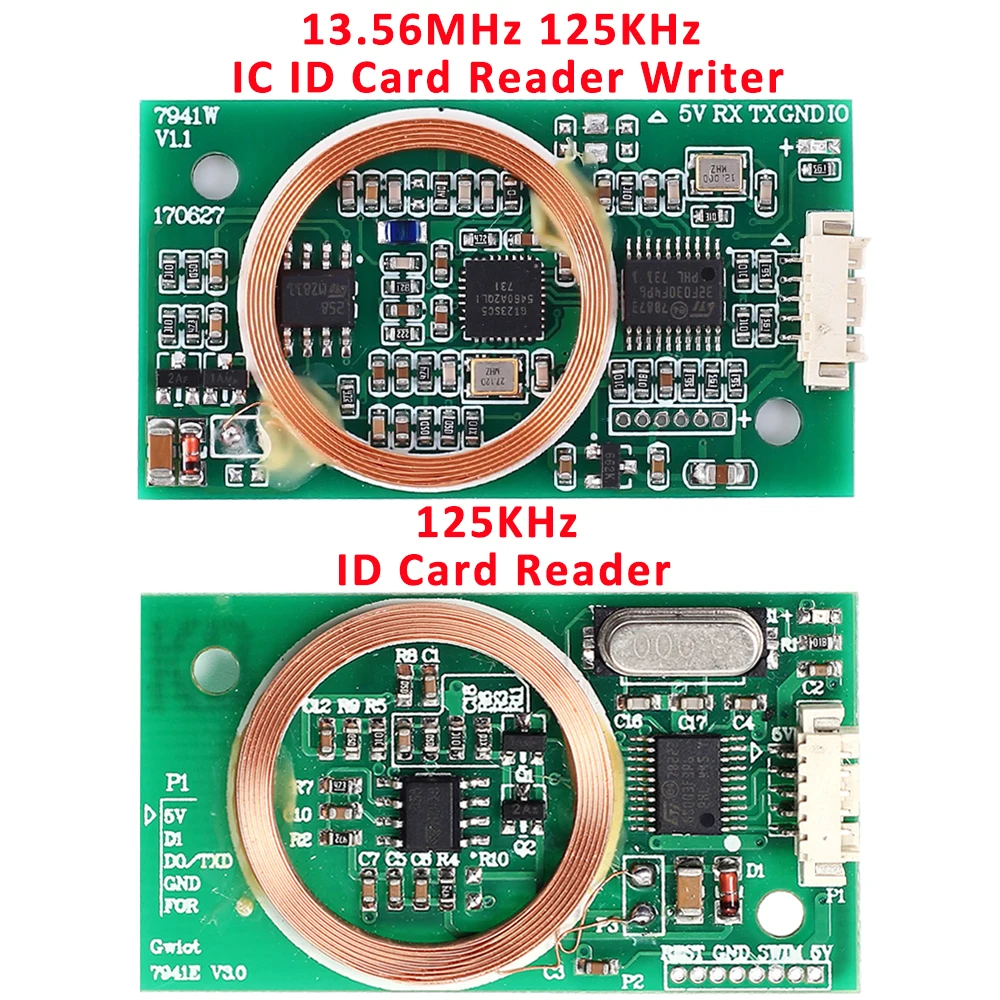 

13,56 МГц/125 кГц RFID IC/ID кардридер записывающее устройство UART Wiegand беспроводной кардридер плата контроллер доступа модуль 7941E 7941 Вт
