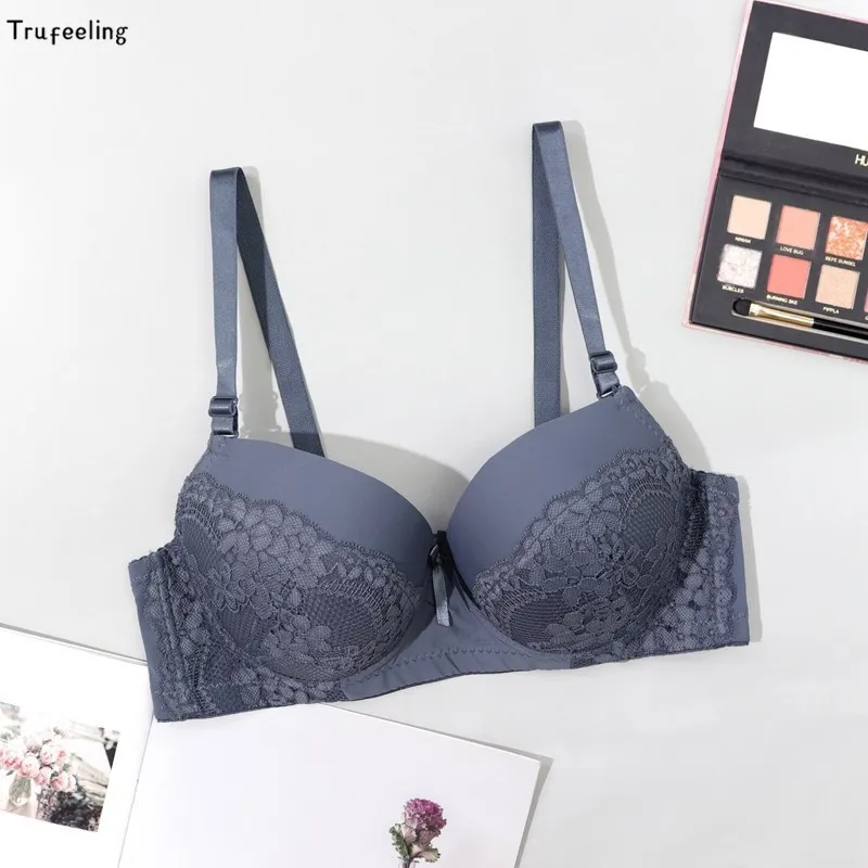 Женский бюстгальтер без косточек Trufeeling, с чашкой C, цветочный бюстгальтер для женщин, бесплатная доставка, 85C 90C 95C 100C