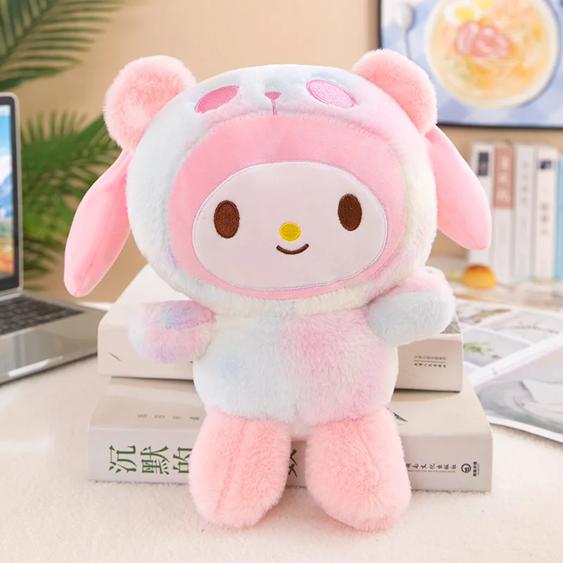 

25CM Kuromi Kulomi Plush Toy Melody Cinnamon Dog Doll Pacha Dog Stuffed Animal Patung Dolls Children's Toys Gifts Plushie