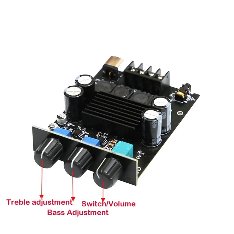 Цифровой усилитель звука YJ-100B TPA3116X2 плата стереоусилителя класса D аудиомодуль 20
