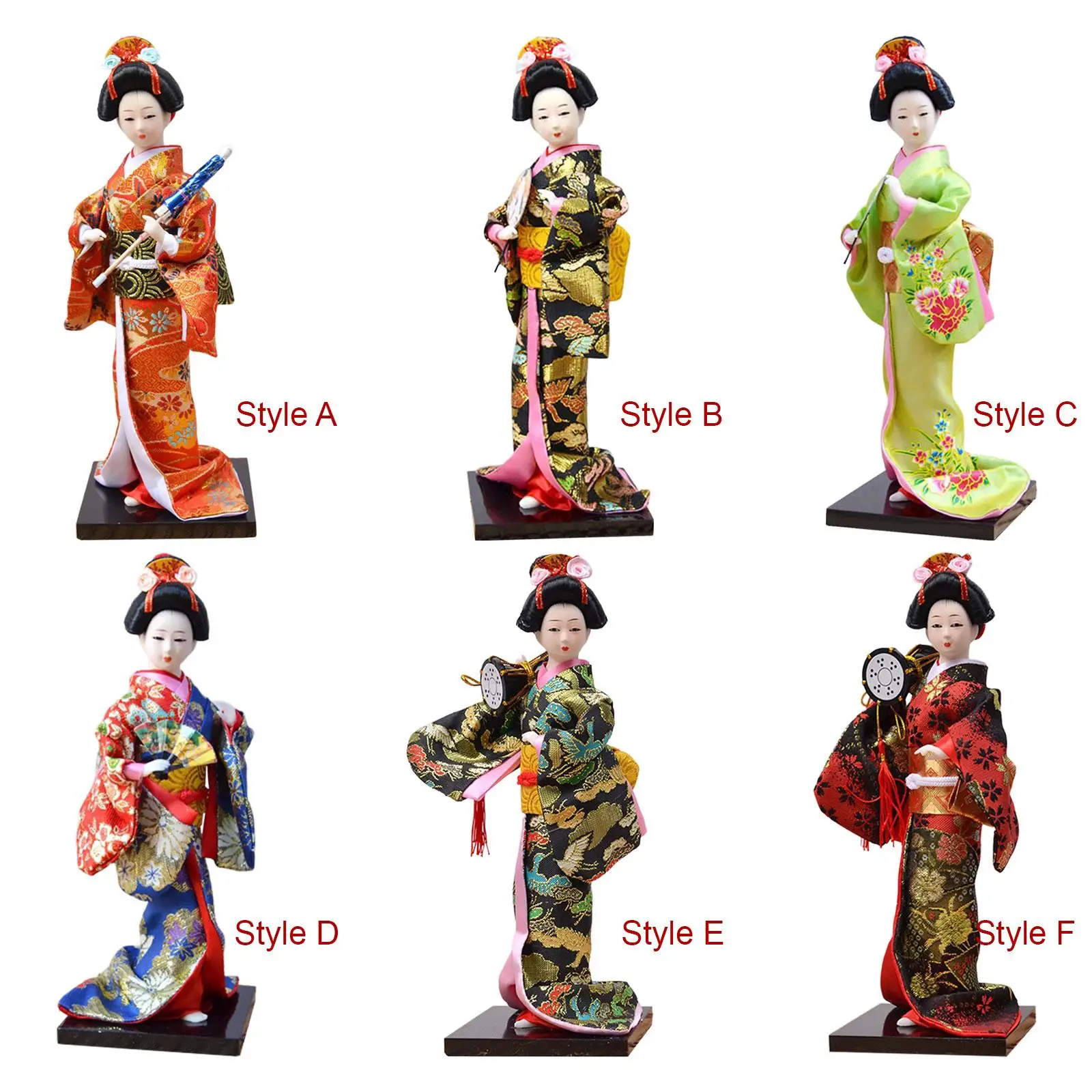 

Кукла Geisha в этническом винтажном стиле для офиса и дома