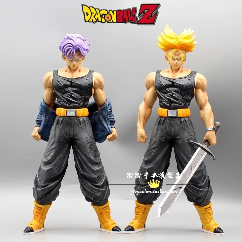 

Искусственная аниме-фигурка Dbz Super Saiyan с 2 головками, фигурки Gk 30 см, ПВХ экшн-статуэтка, модель, кукла, подарок