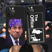 the office tv series phone case for iphone 11 12 13 pro max x xr xsmax x 8 7 plus 12 13 mini luxury black soft bumper back cover