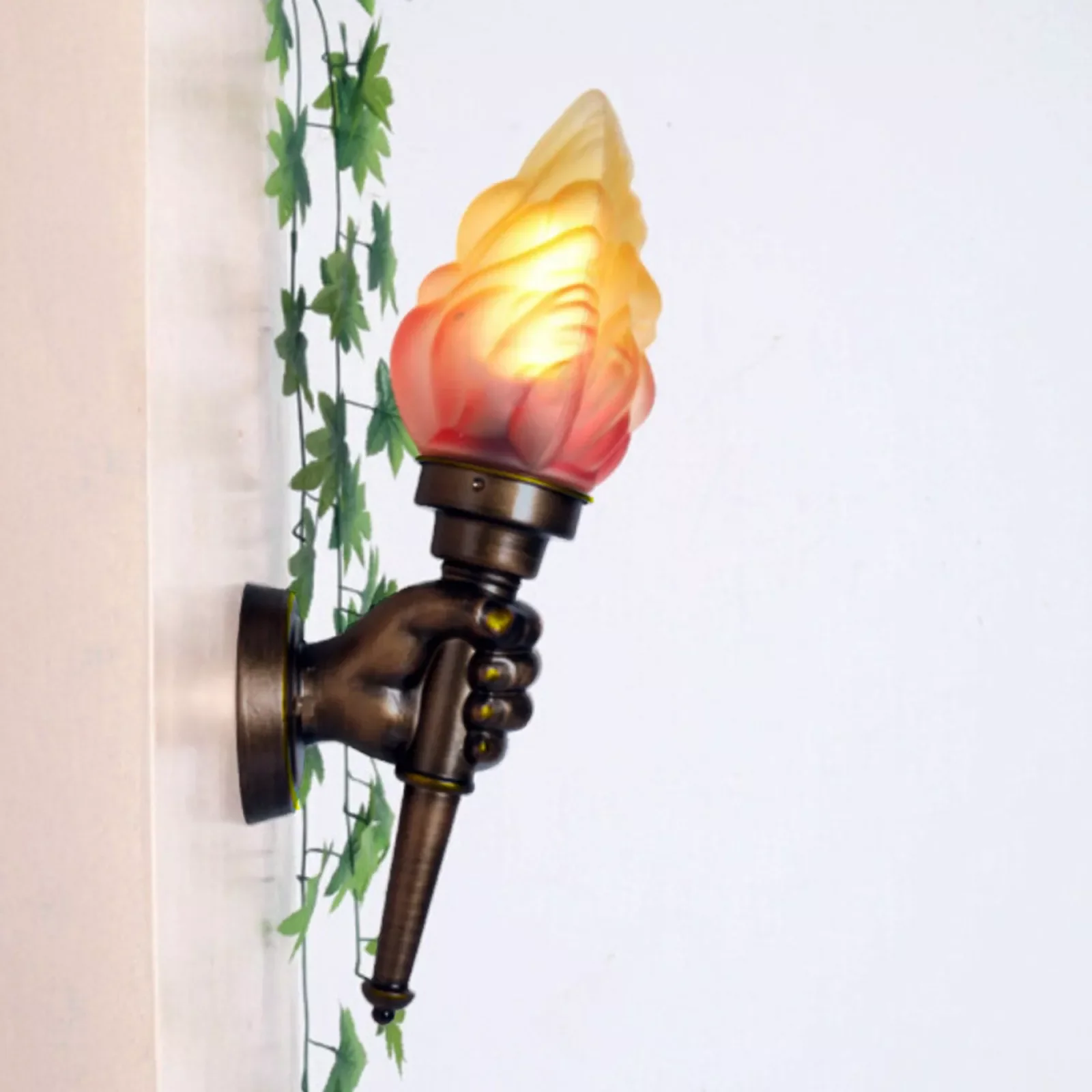 

Left-hand And Right-hand American Retro Wall Light Creative Bar Restaurant Decoration Cafe Gang Torch Light Outdoor Wall Light