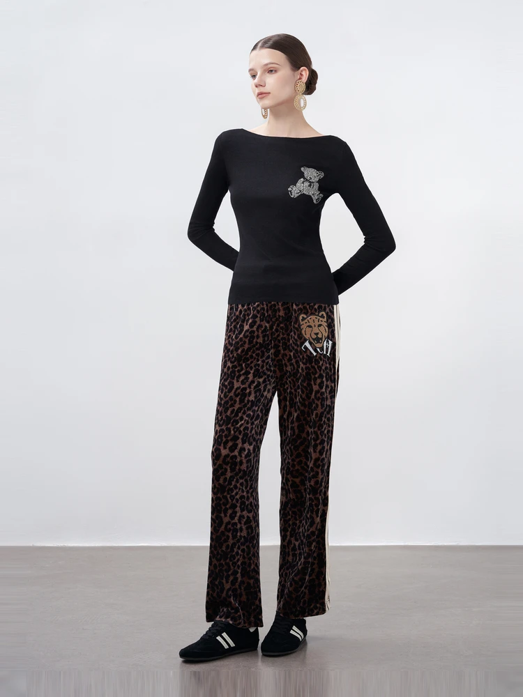 TCH Fashion Brand Versitile Warm Slim fit Long sleeve Knit T72a09e600