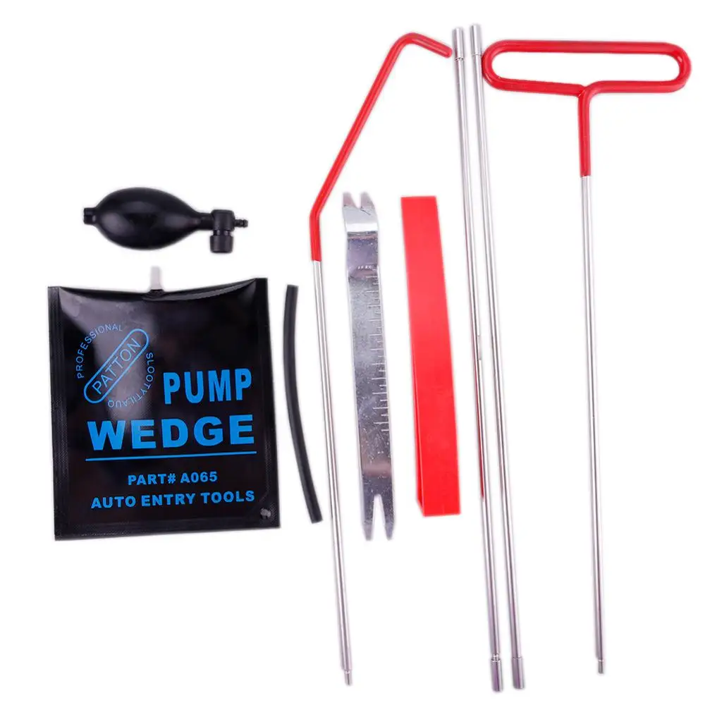 

7Pcs Rods Body Dent Repair Air Pump Wedge Car Door Dings Hail Repair Tools Set Trucks