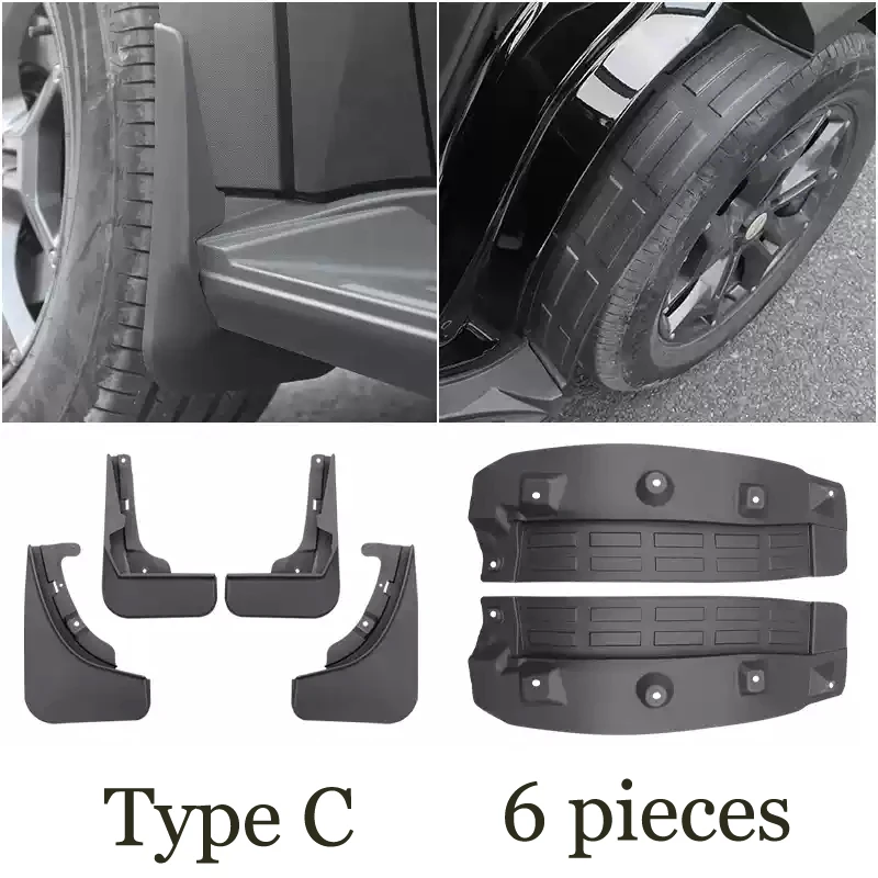 

Для Jetour Traveller T2 2025 2024, автомобильные брызговики, пластиковый чехол на крыло, тренировочные брызговики на заднее колесо, защитный чехол, автоаксессуары