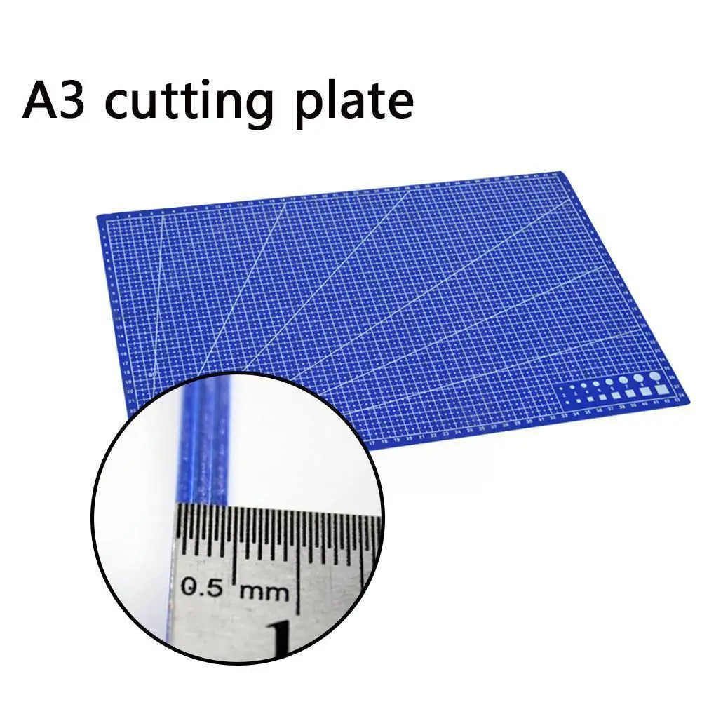 

A3 Pvc Sewing Cutting Mats Rectangle Grid Lines Cutting Cutting Board Craft Mat Plate Tools Diy Double-sided Design Mat Z0s0