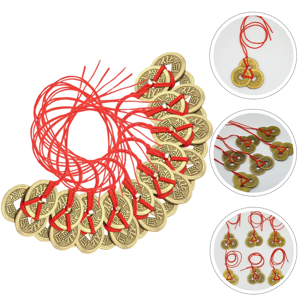 

Chinese Hanging Ornament Ornaments Pendant Wealth Fortune Fengshui Luckyyear Slot Marker Holder Cup Partydecoration New Luck