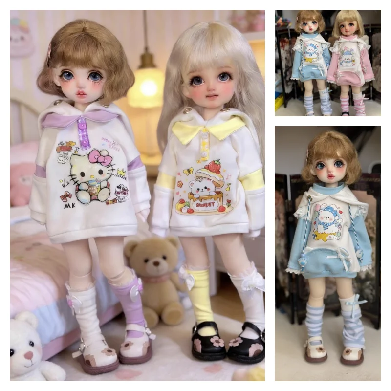 Фото Одежда для кукол BJD 1/4 1/6 MSD MDD YOSD: свитер, носки, аксессуары для кукол (куклы в комплект не входят) №1