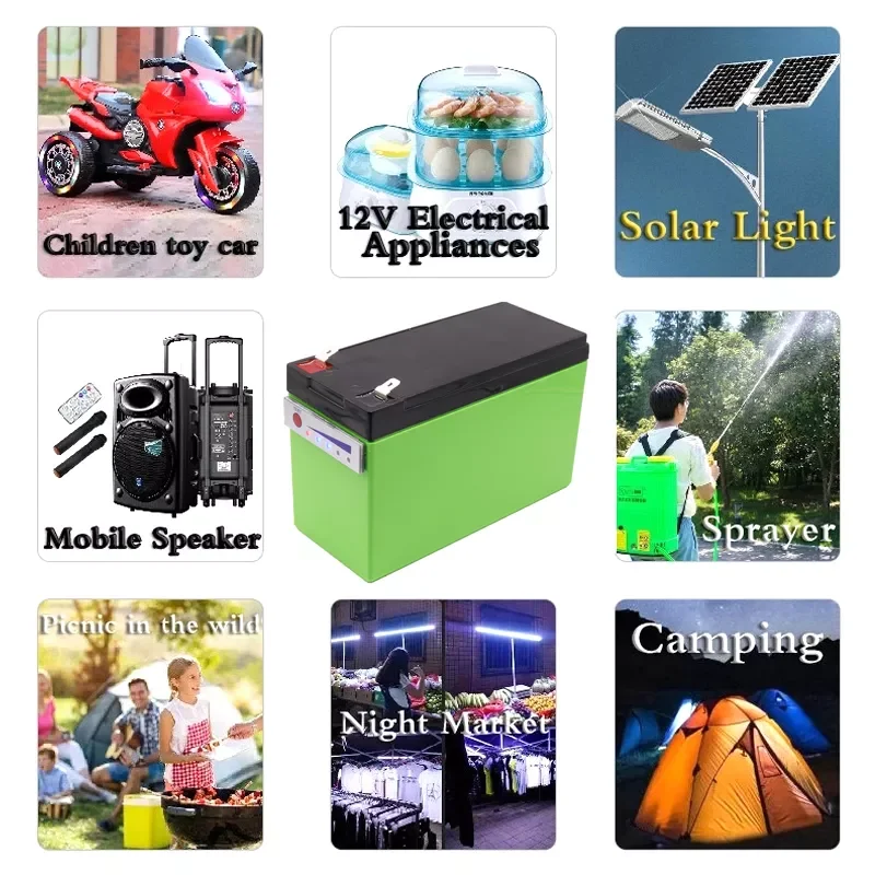 

18650 Li-Ion Rechargeable Battery 12V 65Ah BMS For Children's E-Car Toy Sprayer Scale Access Control Electric Bicycle E-Scooter