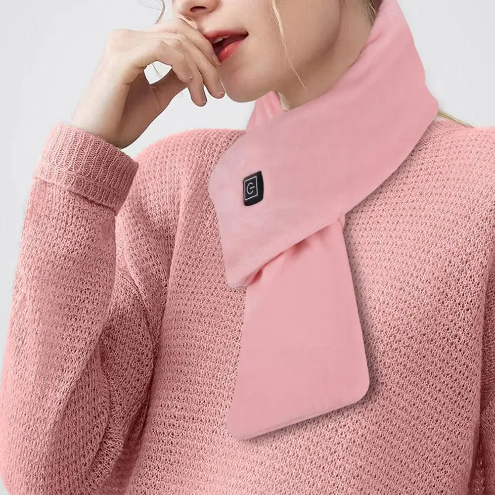 

Зимний шарф с электроподогревом и USB, нагреваемые подушечки, три шарфа, шарфы, Температурное снаряжение для шеи, регулируемая теплая шаль, во...