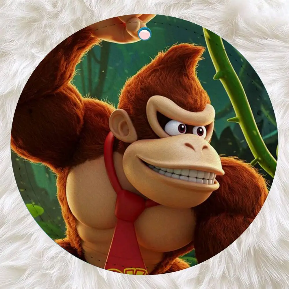 Кожаная багажная бирка с мультяшным дизайном D-Donkey K-Kong для чемодана, идентификатор для багажа, держатель для имени, адреса, для путешествий (art.: 3920db08e71c3) - 3920db08e71c3