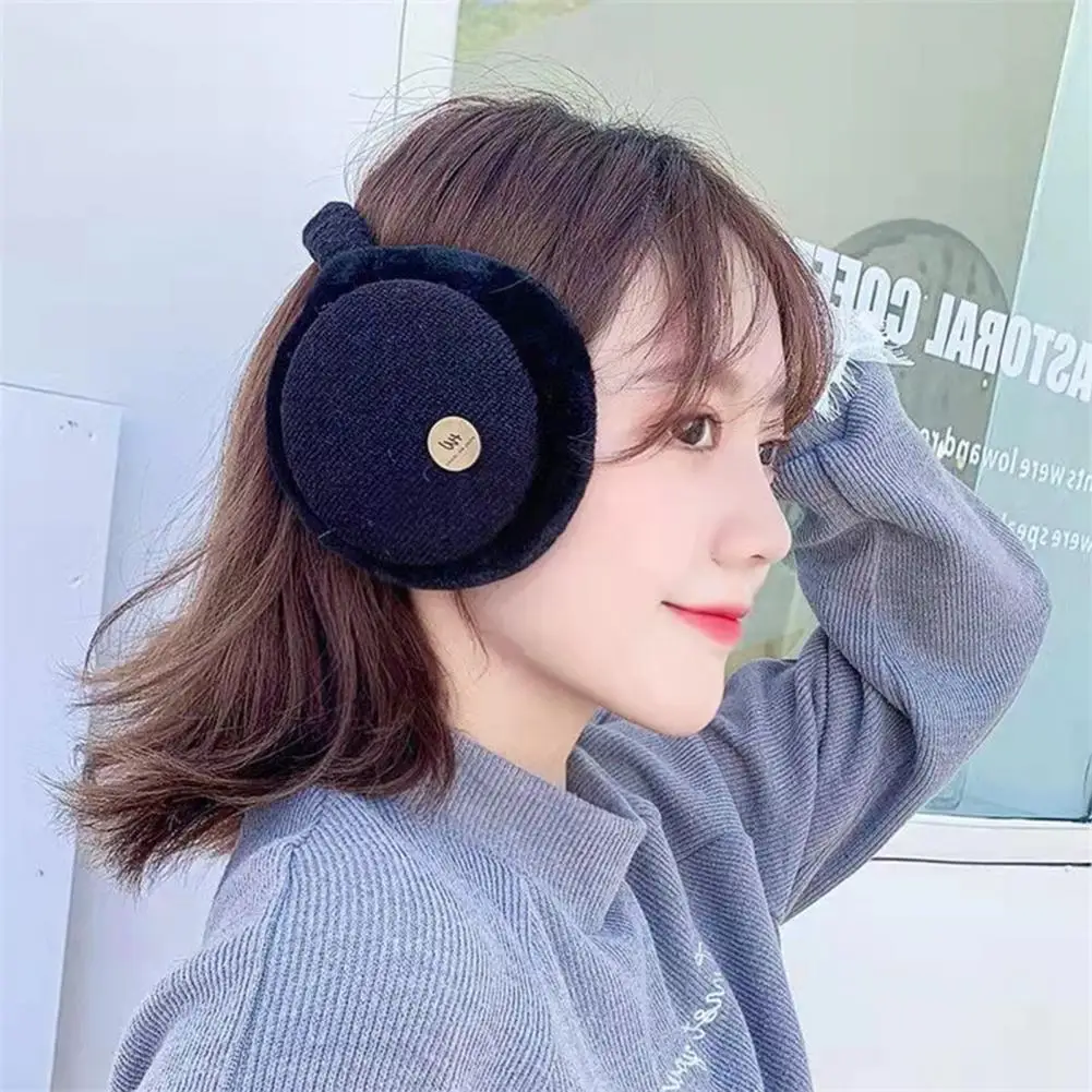 

Couple Earmuffs Foldable Lightweight Keep Warm Anti-falling Couple Earmuffs Couple Ear Warmer for Trip