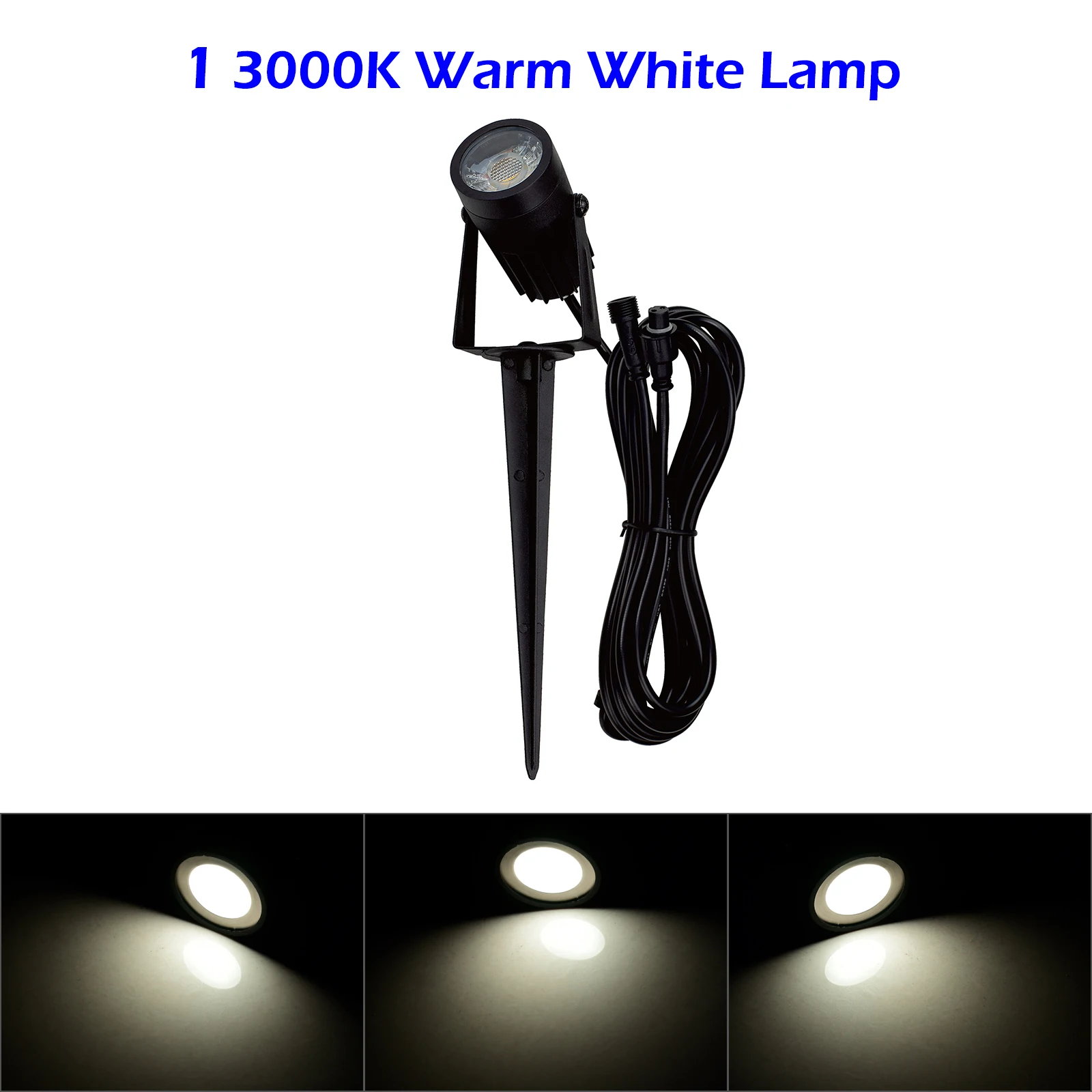 

QACA LED уличные фонари J101 теплый/холодный белый 3Вт