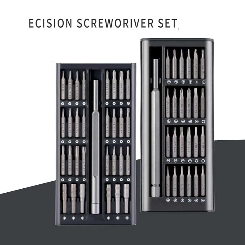 

Набор отверток 63/25 в 1, прецизионные Магнитные Отвертки, шестигранные биты Torx с ручкой для ремонта компьютера Xiaomi, Iphone, набор инструментов