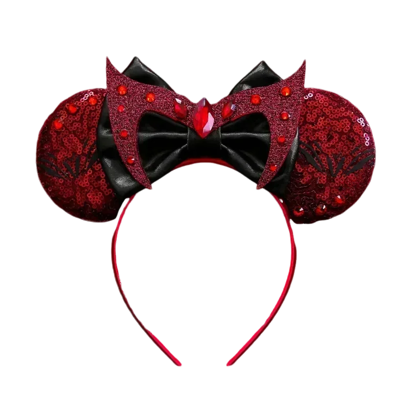 Disney Mickey Mouse X-Force Deadpool Ear Headbands for kids Girls Marvel Spiderman Hairbands Women Adults Party Hair Accessories