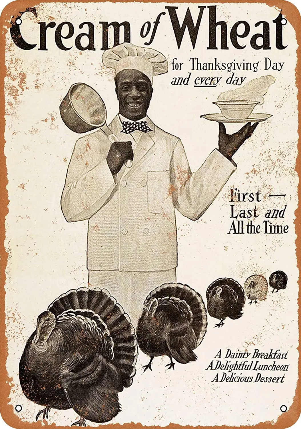 

Металлический знак-1907 крем пшеницы на День Благодарения, винтажный внешний вид, кафе, бар, домашний декор для стен