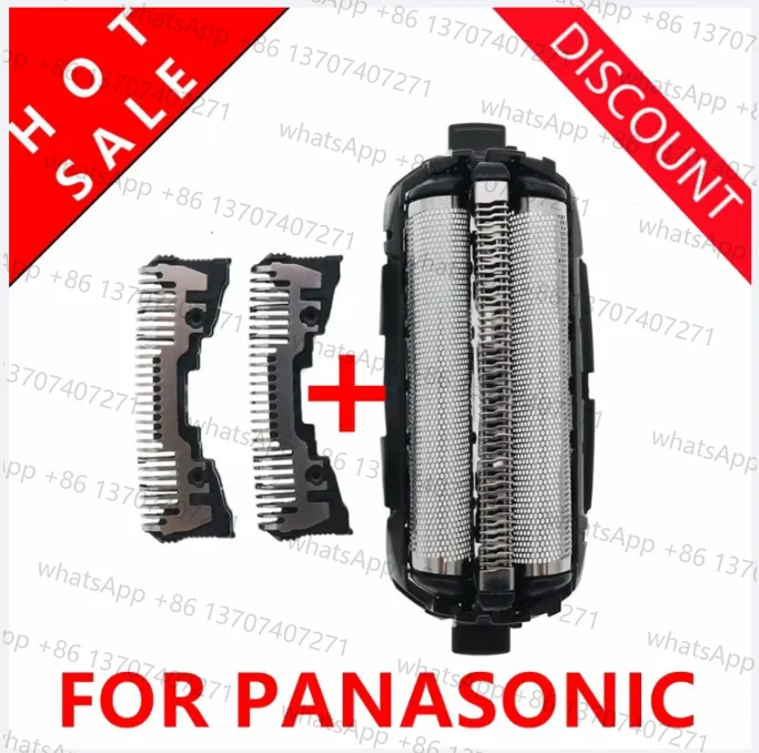Фото Для Panasonic WES9087 WES9068 ES8101 ES-ST23 ES-ST25 ES8116 ES-GA21 ES-GA4 ES8255 Сменный резак для бритвы и бритвы, сетка из фольги №3