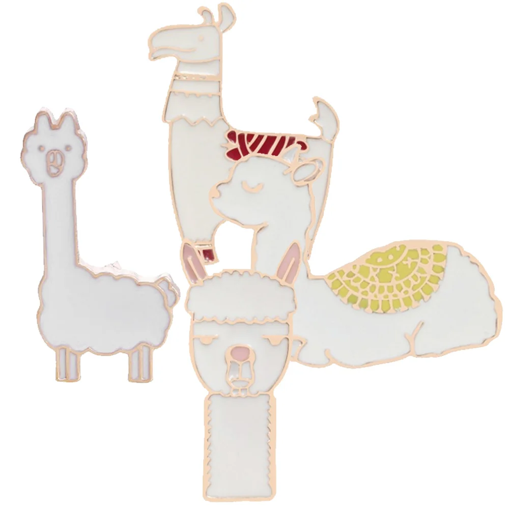 4 шт. булавка для тюрбана и шарфа одежды брошь из альпаки пряжка кольцо зажимы