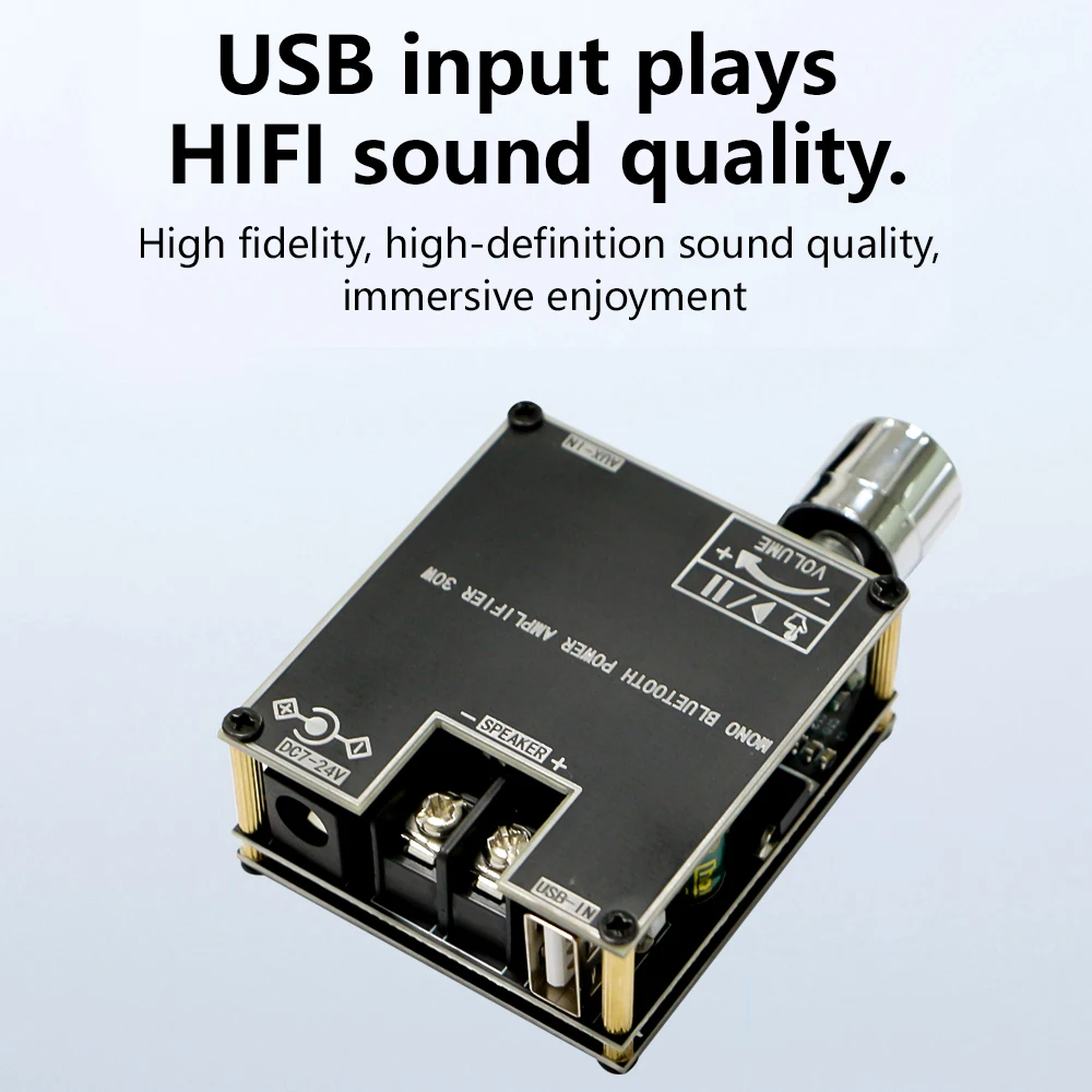 Плата усилителя ZK-301B Mono 30 Вт Bluetooth 5 3