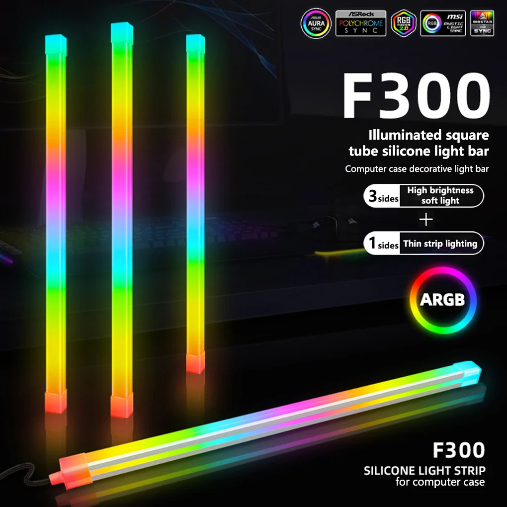 

Coolmoon Case RGB Light Strip Power Saving Chassis Atmosphere Lamp