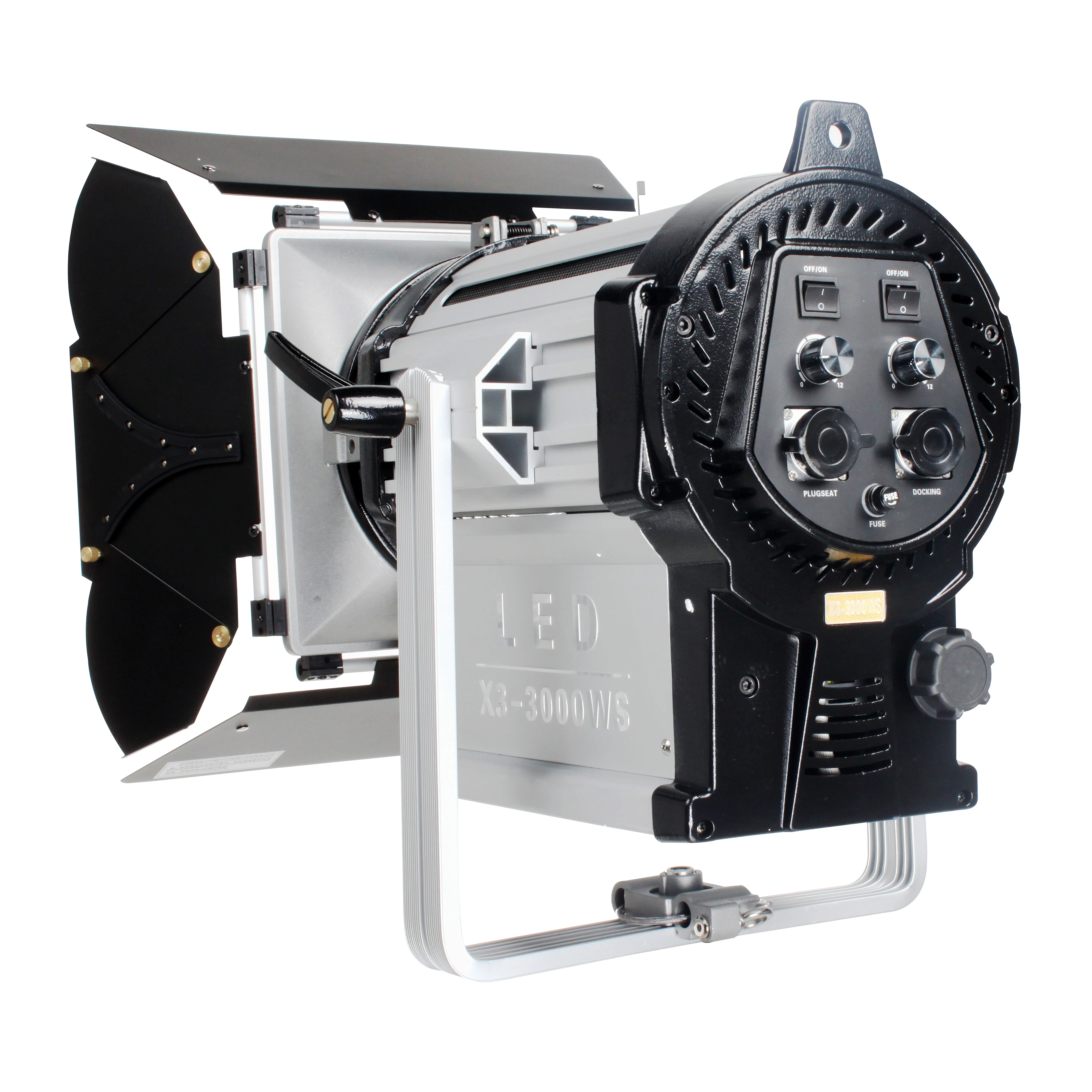 

NiceFoto X3-3000WS LED Fresnel light 3200K-5600K film lighting 300w LED Fresnel light video equipment For photography
