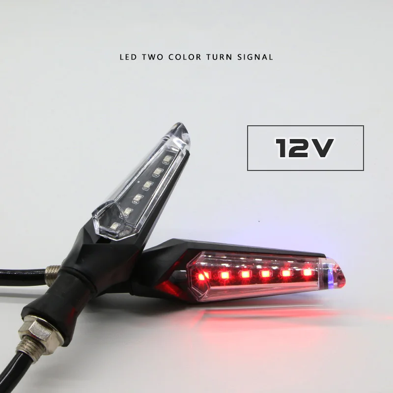 

Motorcycle Scooter 12V LED Turn Signal Light Car cafe racer 2PCS Flasher Indicator Blinker Lamp Motorcycle Accessories 06