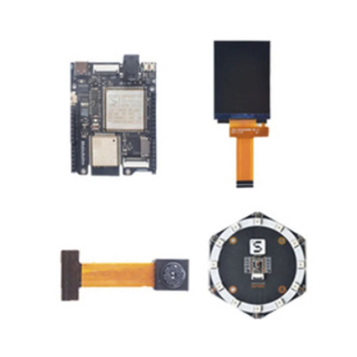 

For Maix Duino K210 RISC-V AI+LOT ESP32 AI Development Board+2.4 Inch Screen+G4.4 Camera+Microphone Array