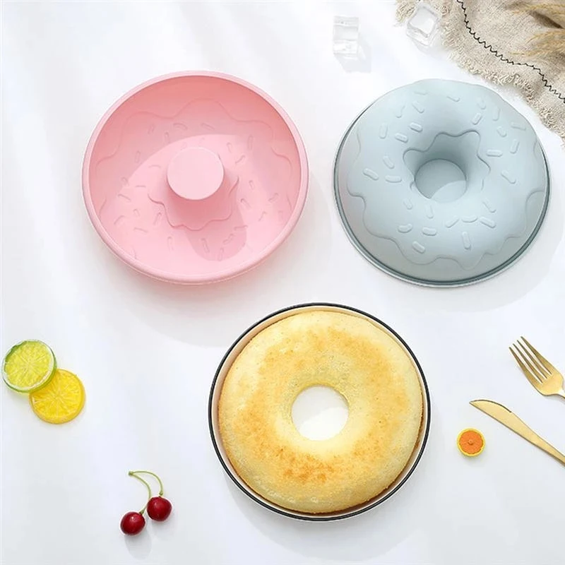 

Diy Doughnut Doughnut Mold Kitchen Baking Donut Casting Mould Mousse Silicone Silicone Cake Molds Wholesale Baking Accessories