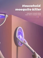 5in1 3500v mosquito killer lamp multifunction angle adjustable electric bug zapper usb rechargeable intelligent mosquito swatter
