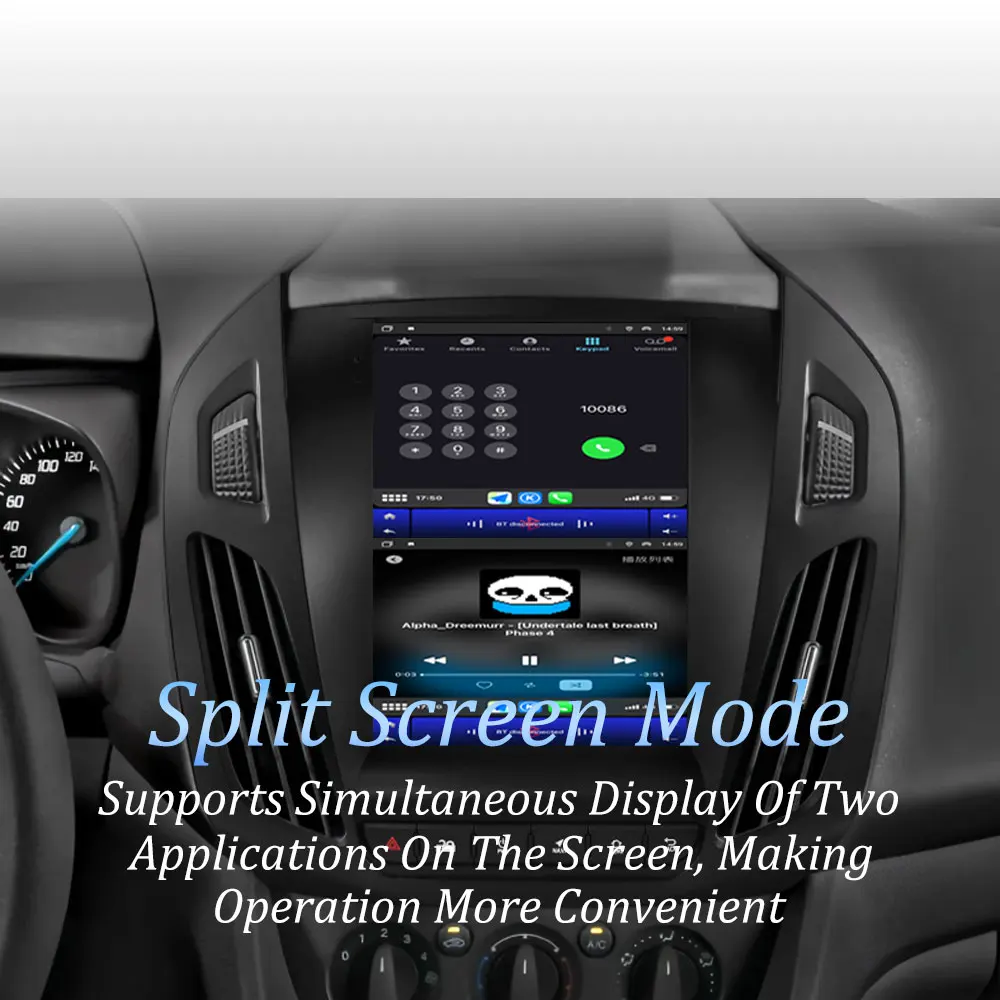 Фото Автомагнитола Android 16 с GPS-навигацией 9.7 дюймов для FORD Transit / Tourneo Connect 2013-2018, мультимедийный плеер 4G 8-ядерный, CarPlay №4