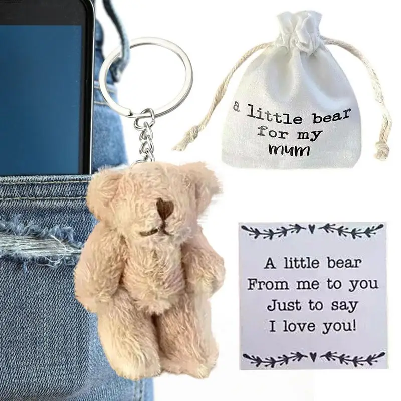 

Маленький карманный медведь, мягкая игрушка для обнимания, искусственная кукла, игрушка, плюшевый крошечный медведь, животное, карманное Обнимание, украшение для сувенира, Рождество