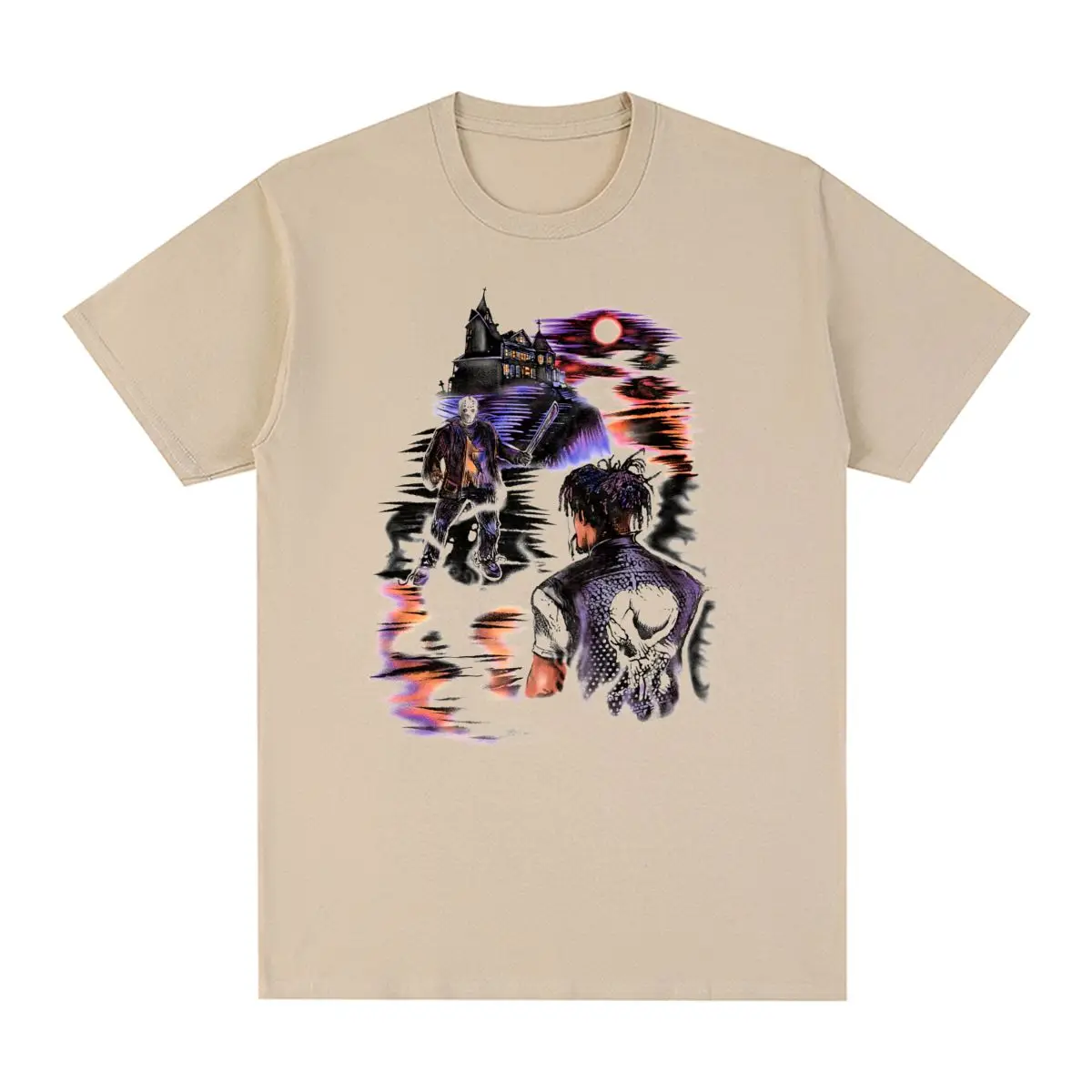 

JUICE WRLD Vintage T-shirt Hip Hop Fashion Casual Cotton Men T shirt New Tee Tshirt Womens Tops