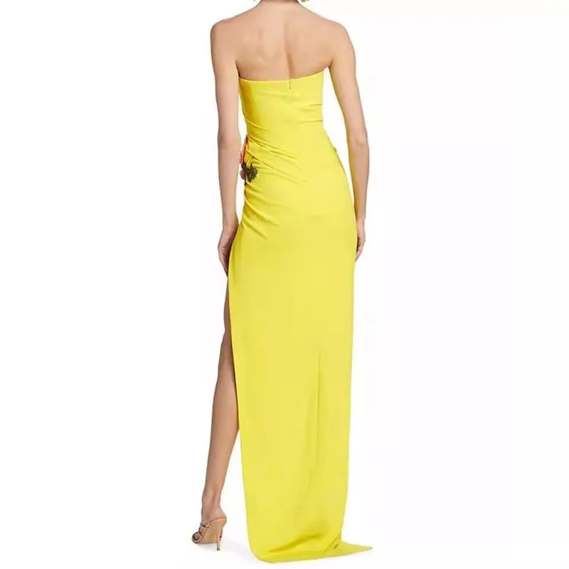 Женское летнее платье с цветочным 3D принтом без рукавов