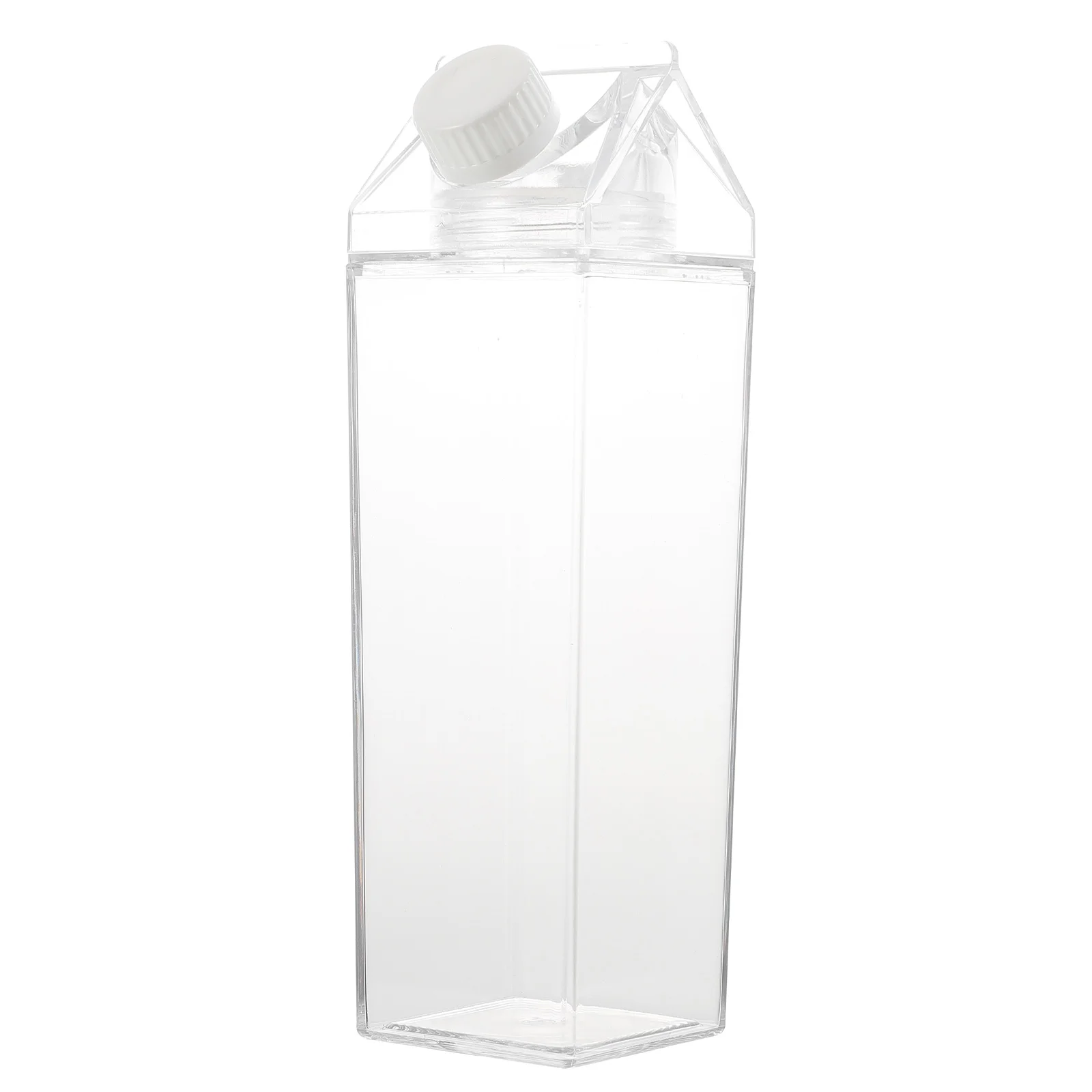 

Bottle Carton Water Bottles Drink Reusable Square Jug Box Container Outdoor Beverage Portable Style Clear Containers Pitcher