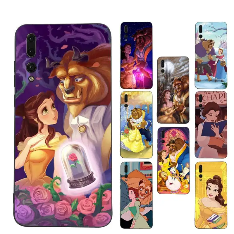 

Disney Beauty and the Beast Phone Case Soft Silicone Case For Huawei p 30lite p30 20pro p40lite P30 Capa