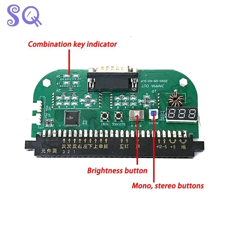 JAMMA to USB Joypad & SNK DB15 Gamepad Super CBOX V4.0 Compatible with a variety of commonly used substrates and decks images - 6