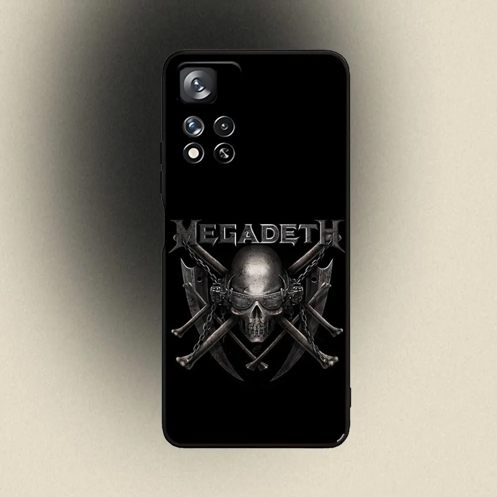 Чехол для телефона Rock M-MegadethS Music Samsung Galaxy A20 A21s A22 A31 A32 A52 A53 A72 73 A80 A91 Мягкий черный