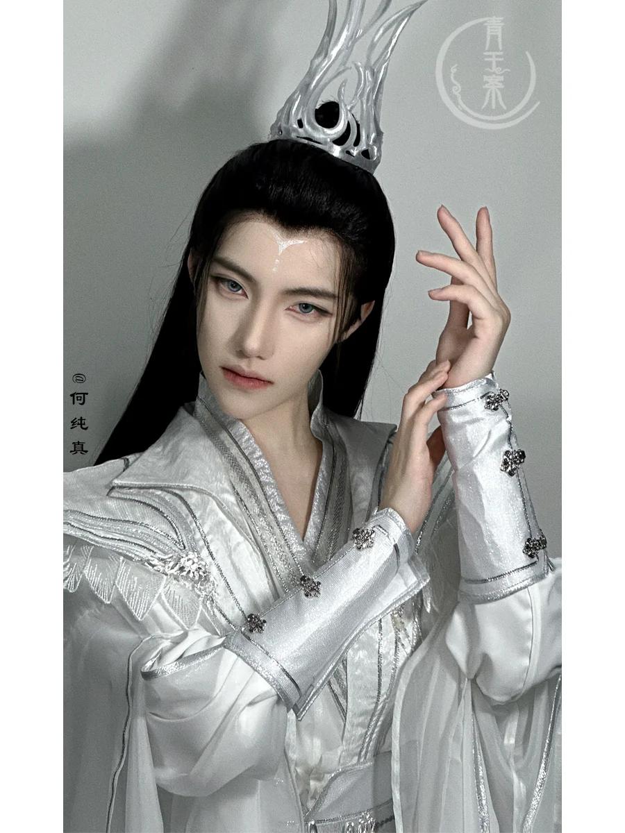 Аниме Er Ha And His White Cat Master Chu Wanning TGCF Xie Lian Clothes Mo Dao Zu Shi Хэллоуин Хан Фу Косплей Костюм