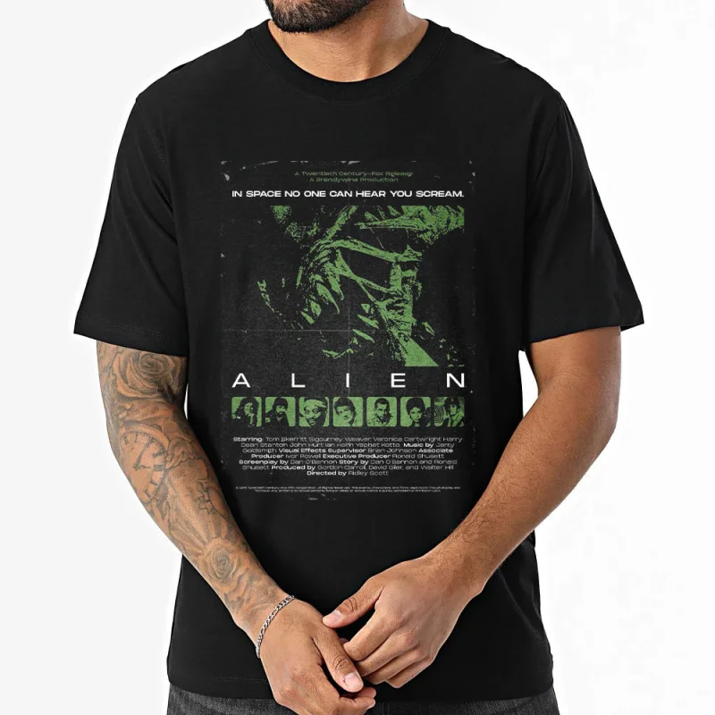 Футболка Alien 1979 Fan Retro Sic-fi в подарок для мужчин, одежда с графическим принтом Xenomorph, топы всех размеров S-6XL, 100% хлопок, футболка унисекс с принтом (art.: 3920d7f656cf8) - 3920d7f656cf8
