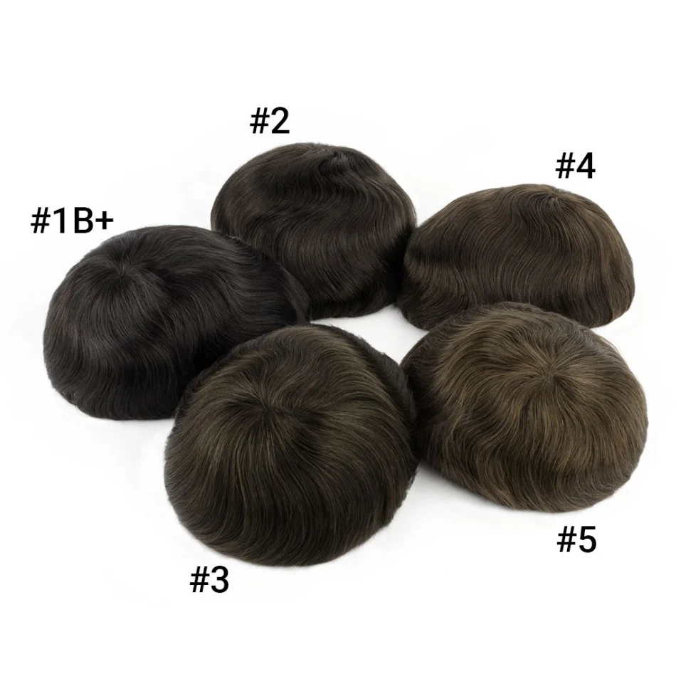 Мужской парик из натуральных волос Zakya